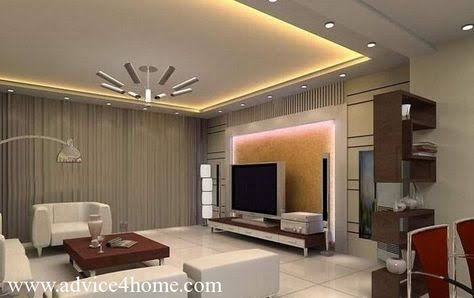 Perimeter cove lighting and recessed downlights